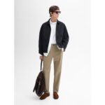 Bild von Spodnie Slim Z Mieszanki Bawełny – Opalony – 38 – Massimo Dutti – Mężczyzna
