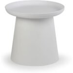 Bild von B2B Partner Plastikowy stolik kawowy FUNGO, średnica 500 mm, biały